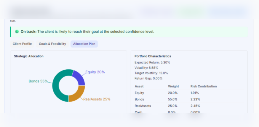 Wealth Lite — allocation plan